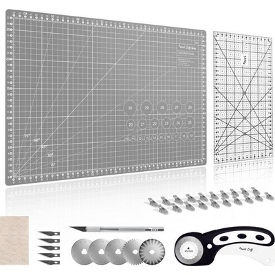 Texi Подложка за рязане 45 x 30 cm Gray (TEXI CRAFT GRAY 45X30)