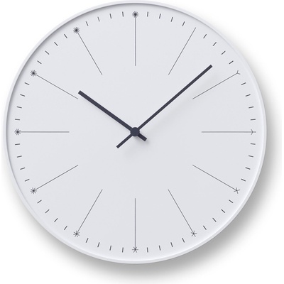 Lemnos Стенен часовник Dandelion бял (NL14-11 WH)