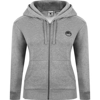 SoulCal Дамски суичър SoulCal Signature Zip Hoodie Ladies - Dark Charcoal Marl