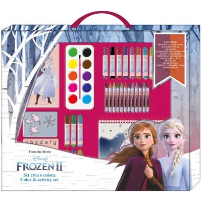 MC Toys Детско куфарче " Frozen" с аксесоари за рисуване - 35 части (FR0783)