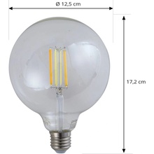 LUUMR Smart LED žiarovka číra E27 G125 7W Tuya WLAN CCT 10010109