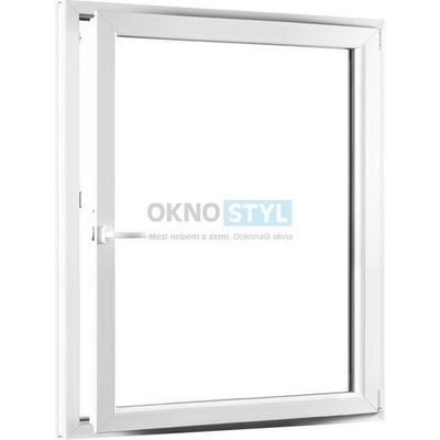 OKNOSTYL.cz jednokřídlé plastové okno otvíravo-sklopné pravé REHAU 11500 x 15400 mm Bílá