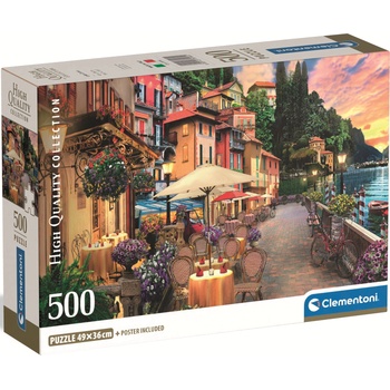 Clementoni Пъзел Clementoni от 500 части - Езерото Комо (35582)