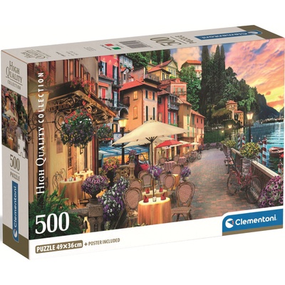 Clementoni Пъзел Clementoni от 500 части - Езерото Комо (35582)