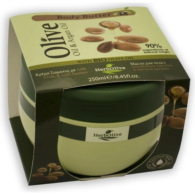 HerbOlive Argan Oil telové maslo 250 ml