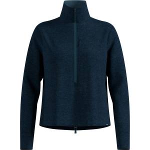 Odlo Дамско поларено яке Odlo Women's Mid Layer 1/2 Zip Grid Fleece Fleece jacket - Reflecting Pond (105-6288-0515)