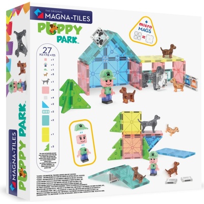Magna-Tiles Magnetická stavebnica Puppy Park 27 ks