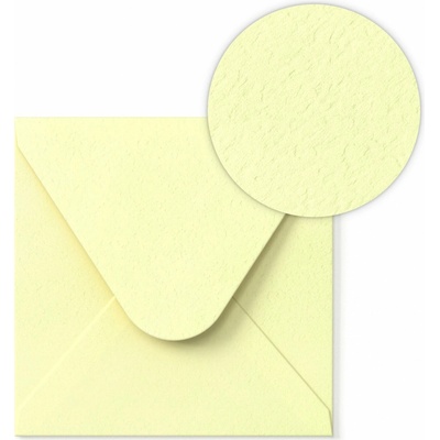 Slonovinová Obálka s Kladívkovým Vzorem 110 x 110 mm