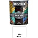 Barvy a laky Hostivař Hostagrund PRIM 3v1- mutifunkčná základná i vrchná farba 100 biela 0,6 l