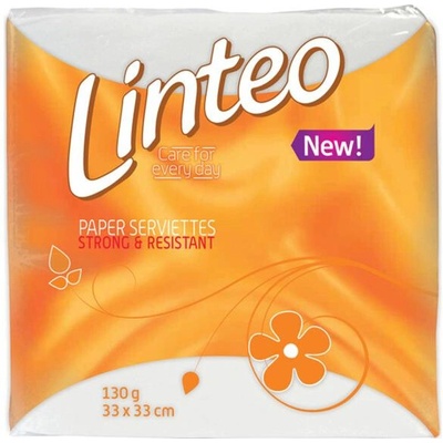 Linteo Papierové servítky 1-vrstvové Classic 33x33cm 130gr biele