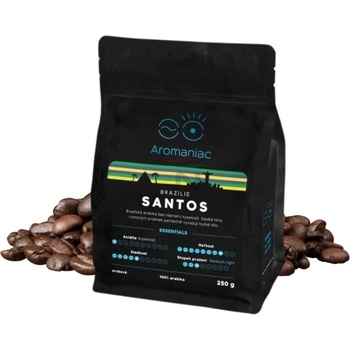 Aromaniac Aromaniac Прясно изпечено кафе Бразилия Сантос на зърна 250гр