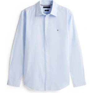 Tommy Hilfiger Men's Long-Sleeve Poplin Print Patterned Shirt - Sweet Blue 0GY