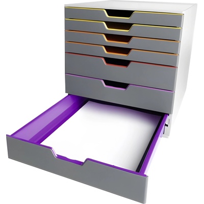 Durable Varicolor 7 box 7 zásuviek sivý