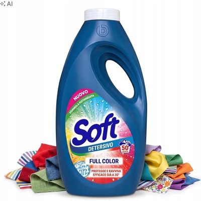 Soft Color prací gel na barevné prádlo 50 PD