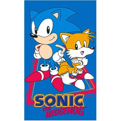 Carbotex Bavlnený uteráček 30 x 50 cm Ježko Sonic a Tails