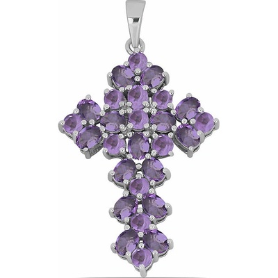 Nefertitis Přívěsek stříbrný s brazilskými ametysty 046600 BRAME NF37493