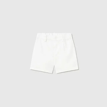 Mayoral Бермуди лен suiting бял цвят за бебе момче Mayoral