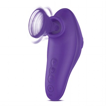 Image 1 of Tracy's Dog Clitoral Sucking Vibrator with Fingers Purple
