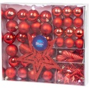 MagicHome Gulesada 50 ks 4-5 cm strieborné hviezda girlanda šiška na vianočný stromček