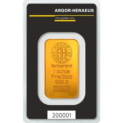 Argor-Heraeus zlatá tehlička 1 oz