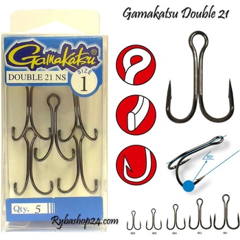 Gamakatsu Double 21 NS vel.6 5 ks