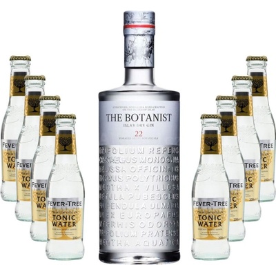 Botanist Gin 46% 0,7 l & 8 x Fever Tree Tonic Water 0,2 l (holá láhev)