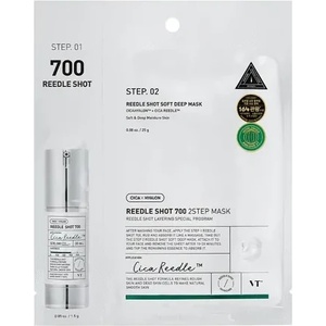 VT Cosmetics Reedle Shot 700 2-Step Mask - Двуфазна маска за лице с микроигли 1.5г + 25г