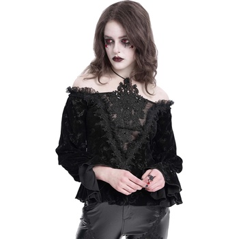 Devil fashion Дамска тениска с дълъг ръкав (блуза) DEVIL FASHION - Gothic - TT288