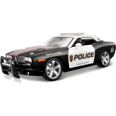 MAISTO special Edition 2006 Dodge Challenger Concept čierno-biela 1:18
