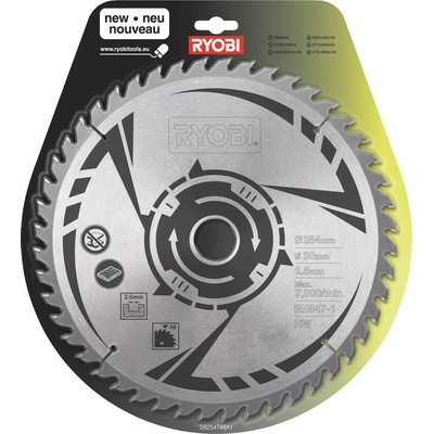 Vidiový kotouč 254mm, 30mm, 48 zubů Ryobi SB254T48A1