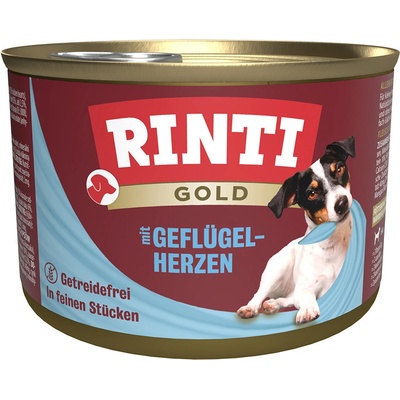 Rinti Gold hydinové srdiečka 12 x 185 g