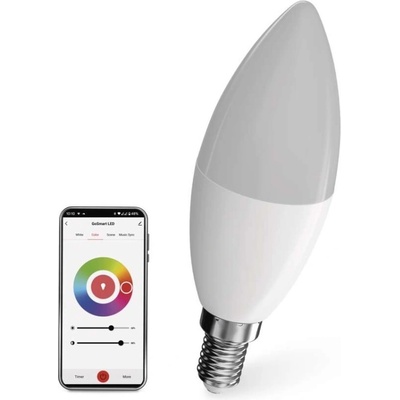 Emos Chytrá LED žárovka GoSmart svíčka E14 4,8 W 40 W 470lm RGB stmívatelná Wi-Fi