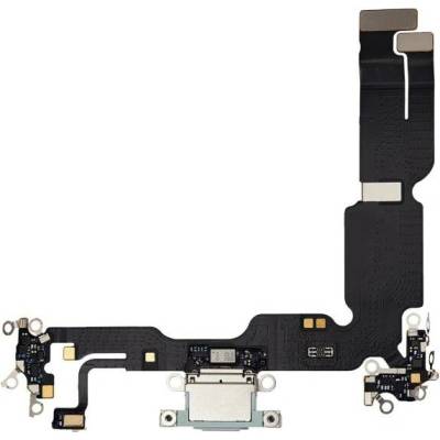 AppleKing nabíjecí a audio flex konektor pro iPhone 15 Plus - zelený