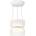 POLARIS Висящ LED пендел Pluto Up&Down | Бяло стъкло | 12W | 3000K | Цена 139, 20€ (272, 25 лв) (5071P)