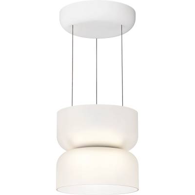 POLARIS Висящ LED пендел Pluto Up&Down | Бяло стъкло | 12W | 3000K | Цена 139, 20€ (272, 25 лв) (5071P)