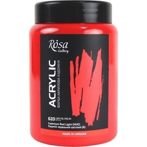 Rosa Gallery АКРИЛНА боя Cadmium Red Light (620) 400 ml 1 бр (324161620)