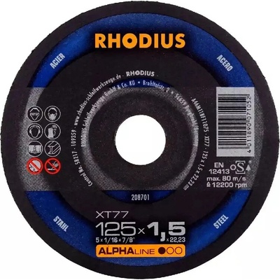Rhodius Rezný kotúč 125 x 1,5 x 22,23 mm 208701