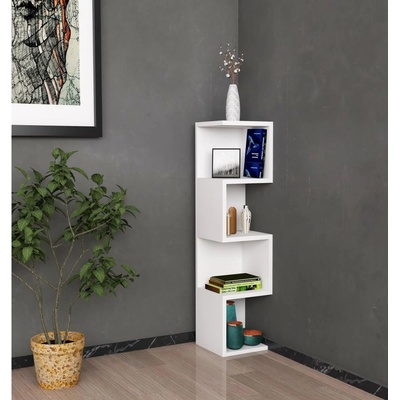 Asir Knihovna ALIN 95x25 cm bílá AS0842 – Sleviste.cz