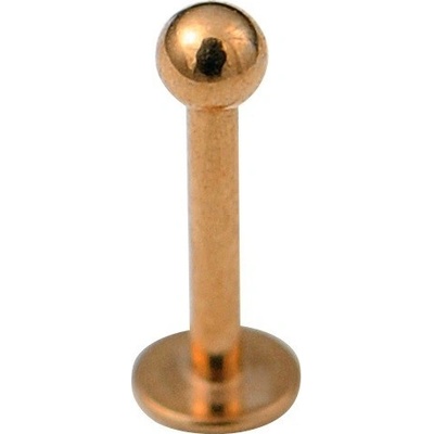 Piercing Labreta růžové zlato LBRZ1452