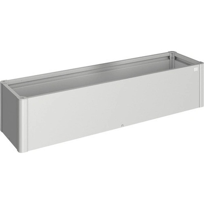 Biohort Vyvýšený záhon Belvedere Mini plechový 201 x 53 x 45 cm strieborný metalický