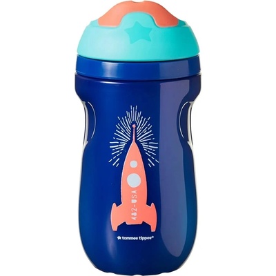 Tommee Tippee Неразливаща се термо чаша с твърд накрайник Tommee Tippee, 260 ml Синя (ТТ.0139_boy)