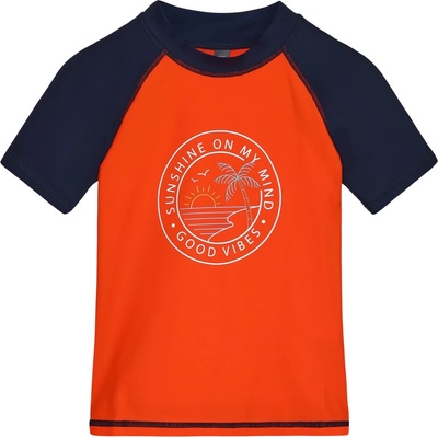 Color Kids Детска плажна тениска от ликра Color Kids Kid's T-Shirt with Print Lycra - Grenadine - размер 152 (EU) (750-2571-0320)