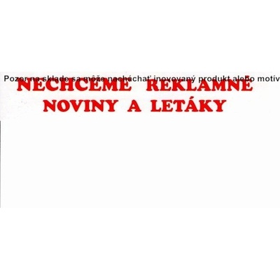 Piktogram na schránku 390-sk,,Nechceme reklamný noviny a letáky 16x3cm