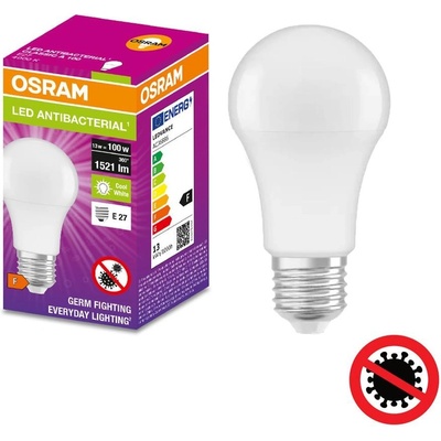 Osram Antibakteriálna LED žiarovka E27 13W neutrálna biela