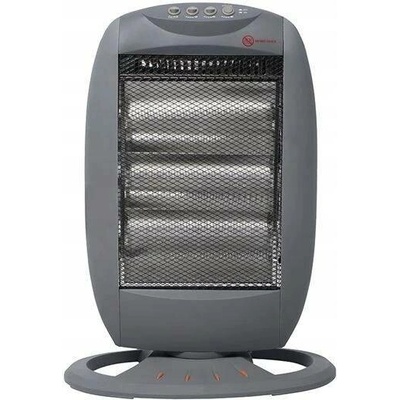 Solight Stojanový krb s elektrickou topnou funkcí 1200 W 28 x 52 x 38 cm šedý