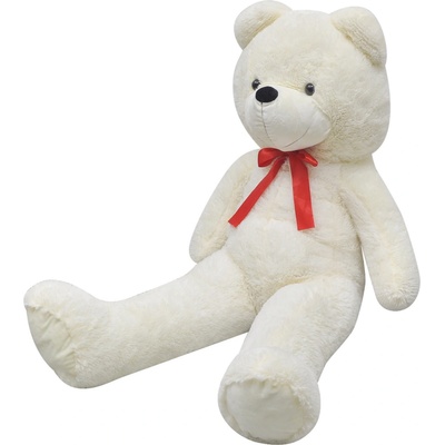 vidaXL XXL biely mäkký medveď 150 cm