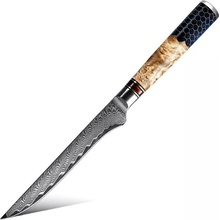IZMAEL Damaškový kuchynský nôž Honeycomb Boning 14.3 cm