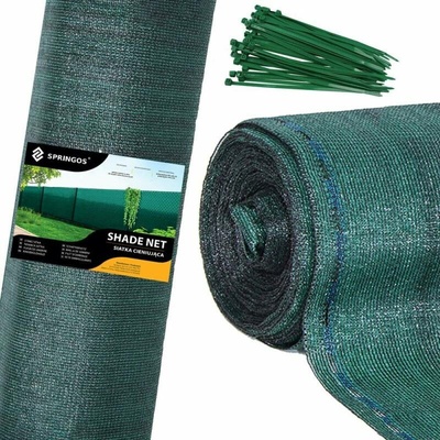 Springos stínící tkanina 65 % 1,5 x 50 m SN0021 zelená