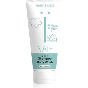 Naïf Baby & Kids 2-in-1 детски миещ гел и шампоан без парфюм 200ml