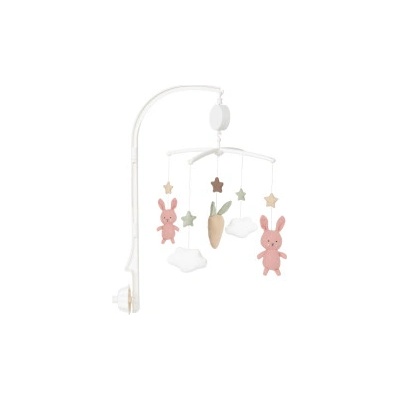 Jabadabado Hudební kolotoč zajíček růžový – Hledejceny.cz